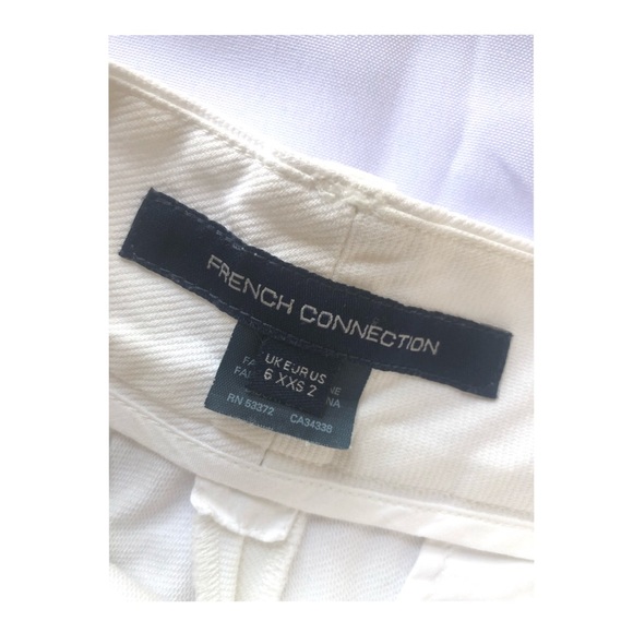 NWOT⚓️French Connection White Shorts - Picture 2 of 6